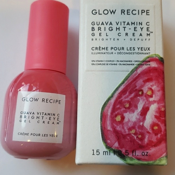 Glow Recipe Other - Glow Recipe Guava Vitamin C Bright-Eye Gel Cream 0.5 oz  15 ml Full Size.
